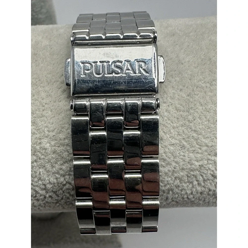 Pulsar‎ By Seiko VX32-0AE0 Mens Dress Watch New Battery 31MM 7.5